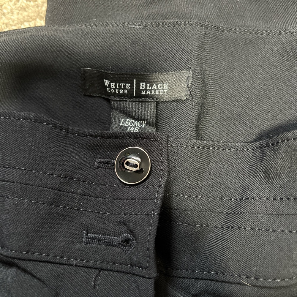 White House Black Market Black Pants
